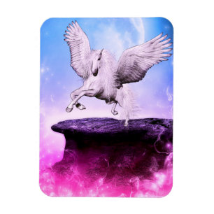 Pink Fantasy Unicorn Magnet