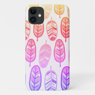 Pink-farbene Blätter iPhone 11 Fall Case-Mate iPhone Hülle