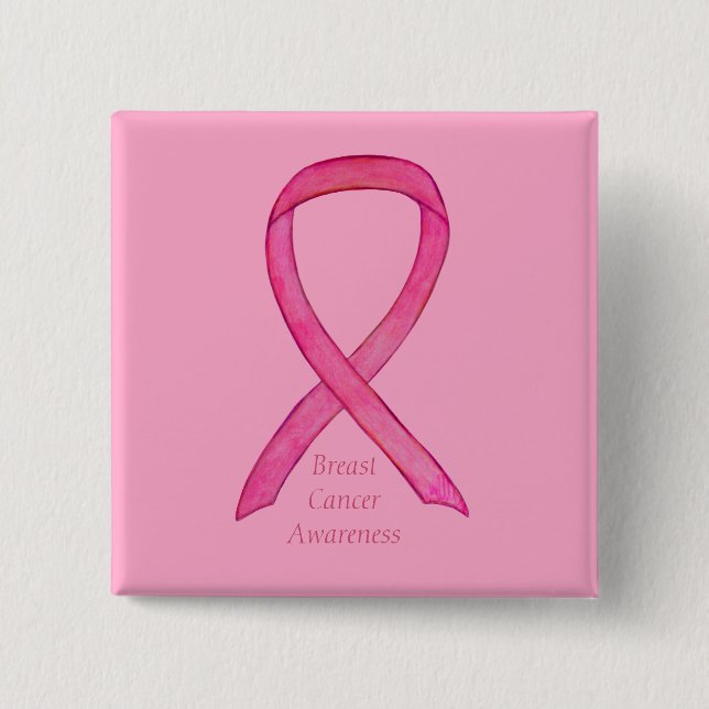 Pink-farbene Buttone der Custo-Kunst Button (Vorderseite)