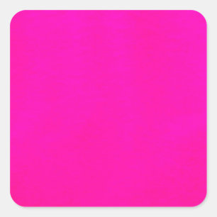 Pink färbt nur - die Welt ohne Entwurf Quadratischer Aufkleber
