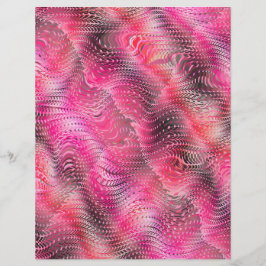 Pink Faux Snakeskin Bulk Scrapbook Paper Pages Flyer