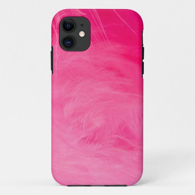 Pink Feathers iPhone5 Fall Case-Mate iPhone Hülle (Rückseite)