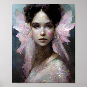 Pink Fee 3 Fantasy Art Poster
