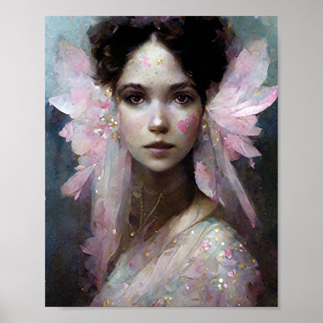 Pink Fee 3 Fantasy Art Poster (Vorne)