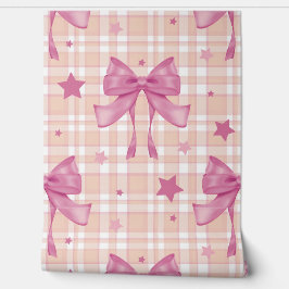 Pink Feminine Coquette Bows Tapete