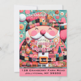 Pink Festive Chic Cheery Weihnachten Einladung