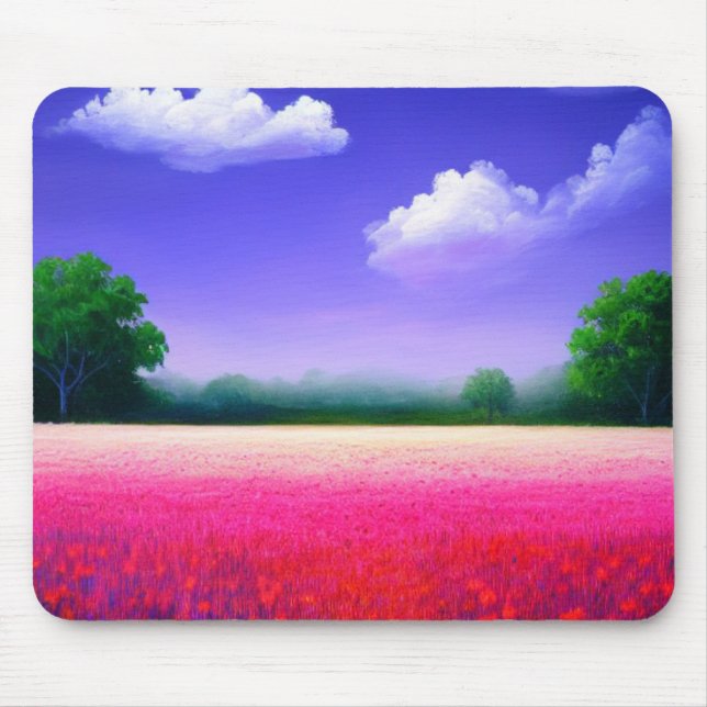 Pink Field Mousepad (Vorne)