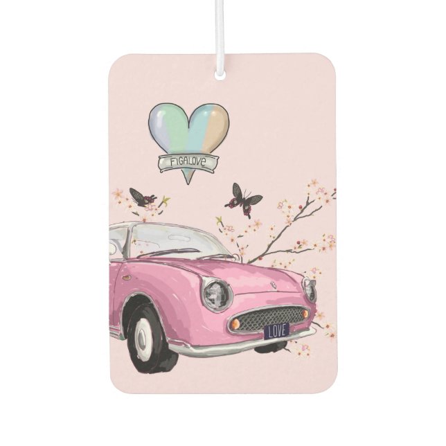 Pink Figaro air freshener Autolufterfrischer (Vorderseite)