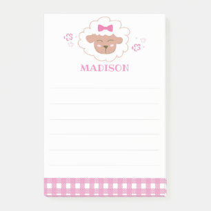 Pink Fire Sheep Post It Note Post-it Klebezettel