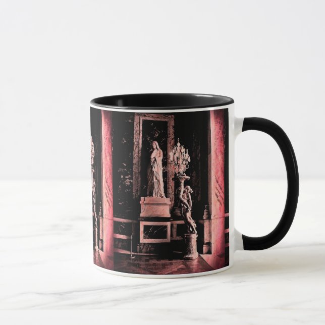 Pink Fisheye Versailles Statue Tasse (Rechts)