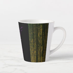 "Pink Flame Elegance: Latte Tasse" Milchtasse