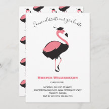 Pink Flamingo Animal Abschluss
