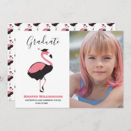 Pink Flamingo Animal Foto Abschluss Ankündigung
