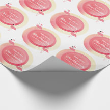 Pink Flamingo Baby Dusche | Schleifpapier