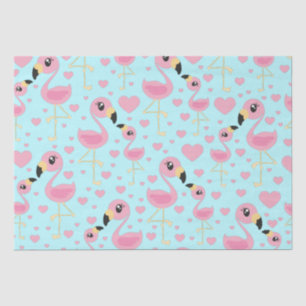 Pink Flamingo Baby Dusche Seidenpapier