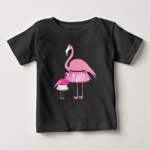 Pink Flamingo - Baby Fine Jersey T - Shirt 