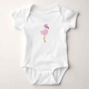 Pink Flamingo Baby Pink Flamingo Strampler