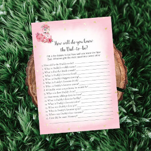 Pink Flamingo Ballerina, der Vater Best Game kennt Einladung