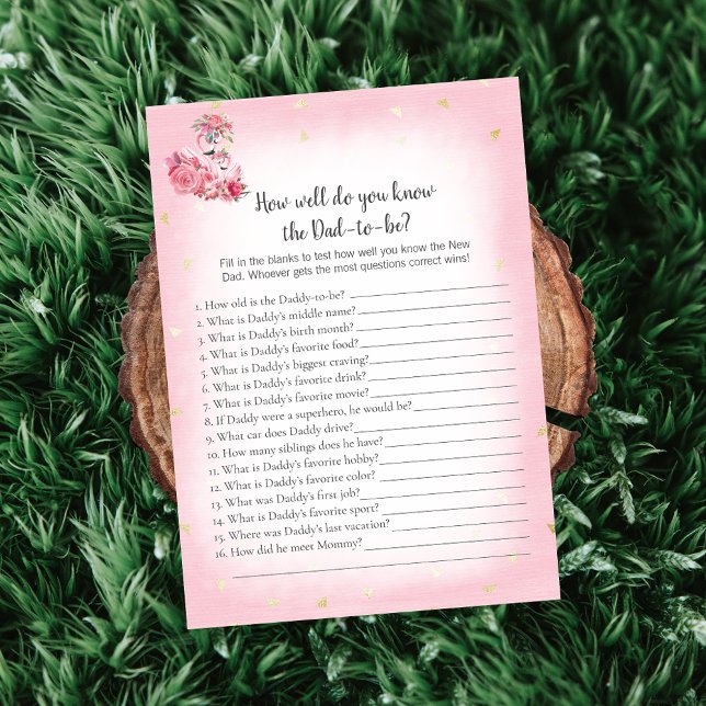 Pink Flamingo Ballerina, der Vater Best Game kennt Einladung (Von Creator hochgeladen)