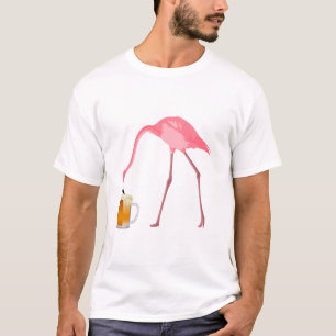 Pink Flamingo Beer Lover T-Shirt
