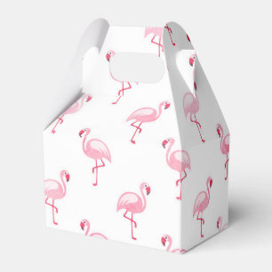 Pink Flamingo Birthday Party Pattern Geschenkschachtel