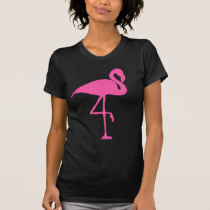 PINK FLAMINGO Black T - Shirt T-SHIRTS