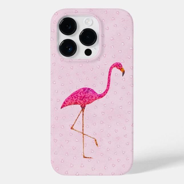 Pink Flamingo Case-Mate iPhone Hülle (Rückseite)