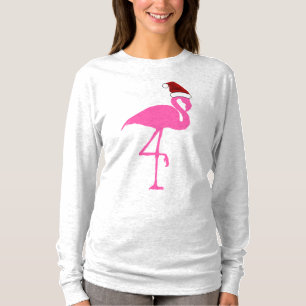 PINK FLAMINGO CHRISTMAS T - Shirt