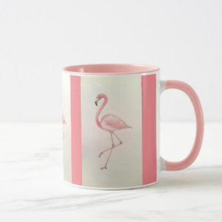 Pink Flamingo Coffee Tasse