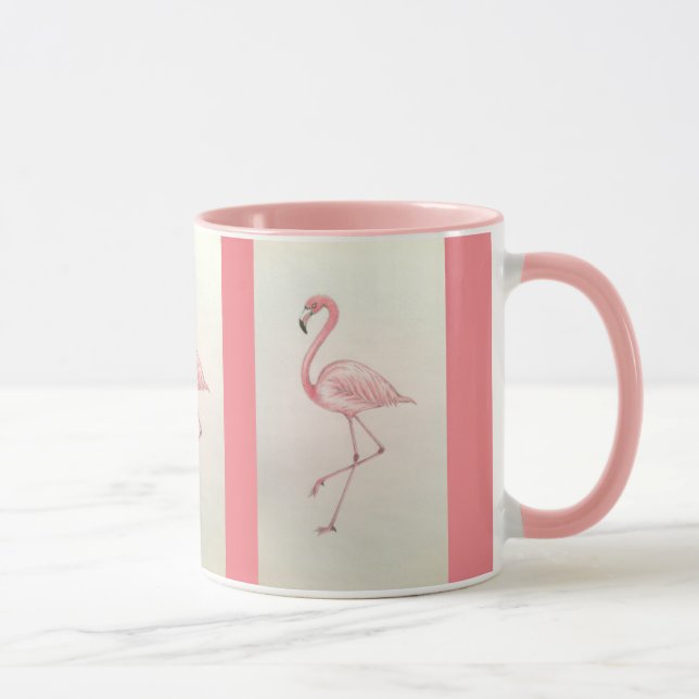 Pink Flamingo Coffee Tasse (Rechts)