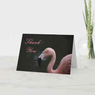 Pink Flamingo Dankeskarte