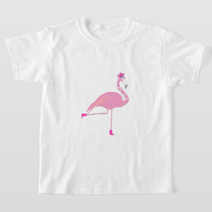 Pink Flamingo - Der T - Shirt der Mädchen