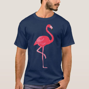 Pink Flamingo Design T-Shirt