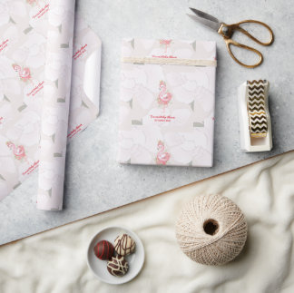 Pink Flamingo Es ist eine Girl Baby Dusche Geschenkpapier