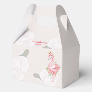 Pink Flamingo Es ist eine Girl Baby Dusche Geschenkschachtel