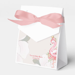 Pink Flamingo Es ist eine Girl Baby Dusche Geschenkschachtel