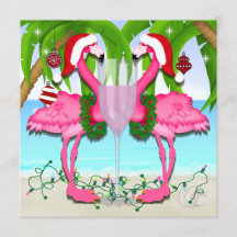 Pink Flamingo Fun Einladung #holidayZ