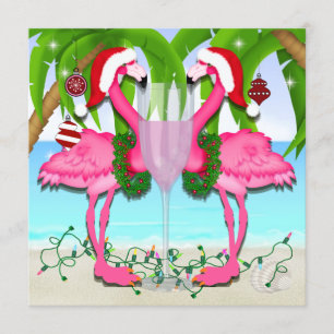 Pink Flamingo Fun Einladung #holidayZ