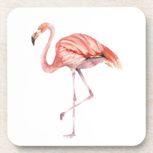 Pink Flamingo Getränkeuntersetzer