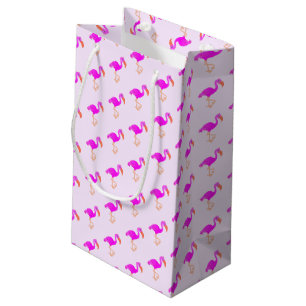 Pink Flamingo Gift Bag Kleine Geschenktüte