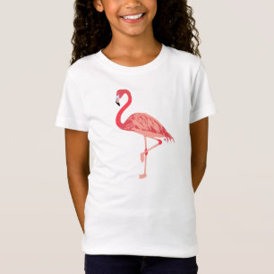 Pink Flamingo Girl Geschenk T-Shirt
