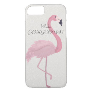 Pink Flamingo Glittery-Hello Gorgeous Case-Mate iPhone Hülle