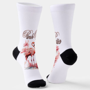 Pink Flamingo Grace   Bella Kotak Style Socken