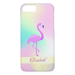 Pink Flamingo Holographic Ombre Case-Mate iPhone Hülle