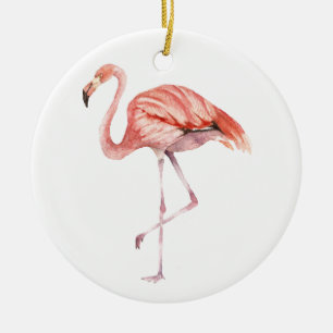 Pink Flamingo Keramikornament
