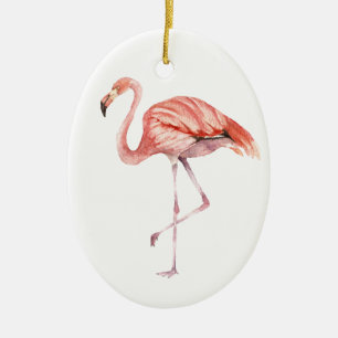 Pink Flamingo Keramikornament