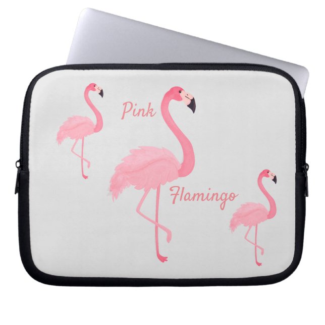 Pink Flamingo Laptop Sleeve (Vorderseite)