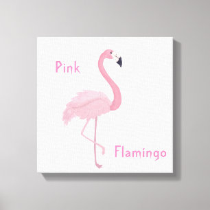 Pink Flamingo Leinwanddruck