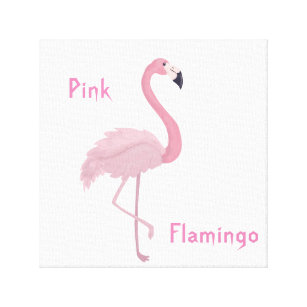 Pink Flamingo Leinwanddruck
