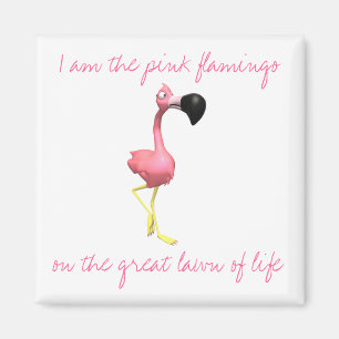 Pink Flamingo Magnet